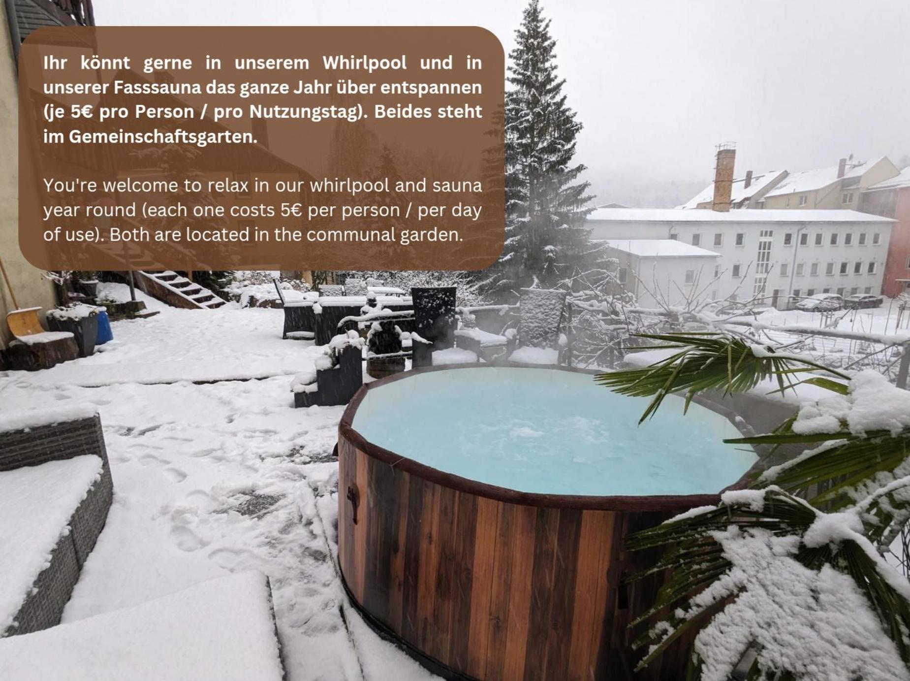 Hw1 - Urlaubsmagie - Sauna&Whirlpool Zum Entspannen Зебниц Экстерьер фото